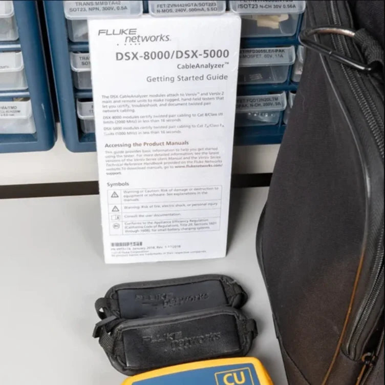 Fluke Versiv 2 DSX2-8000 2GHz CableAnalyzer Cat8 Cat6a Cable Certifier DSX-8000