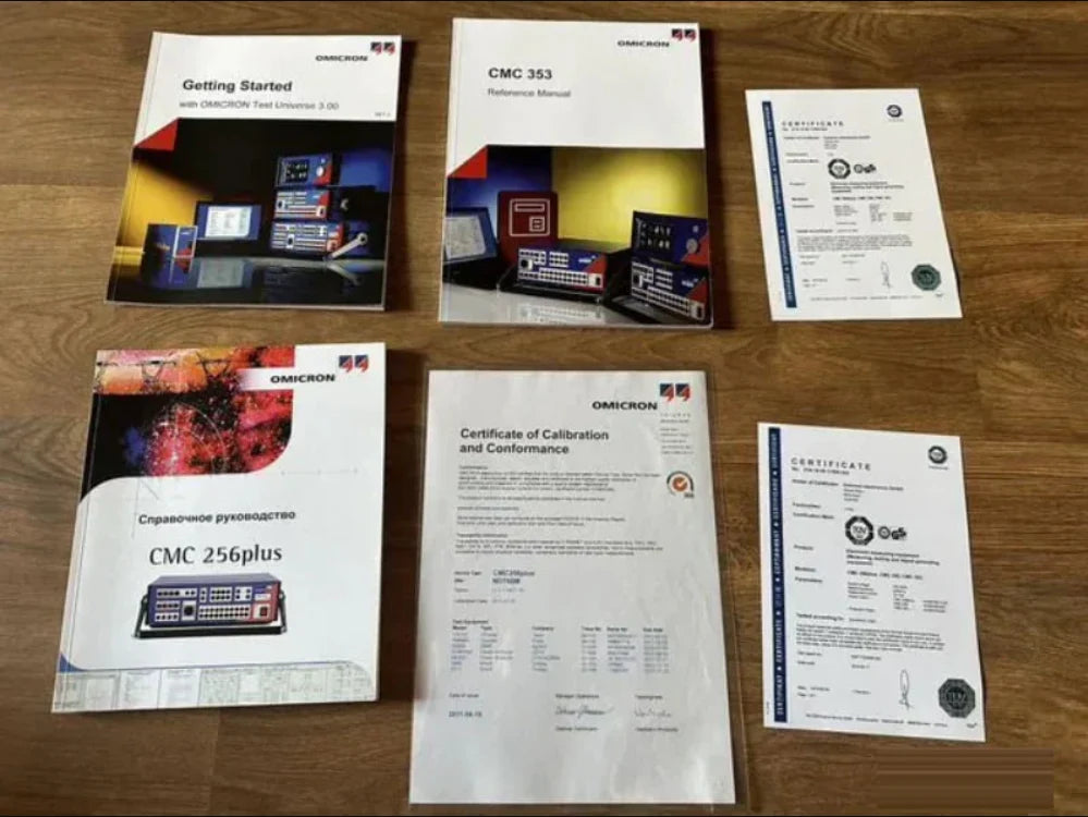 OMlCRON CMC 256 plus Relay Test Set & Substation Calibrator - Complete Kit with Manuals & Cables