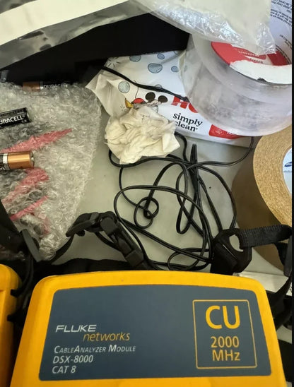 FLUKE Networks DSX-8000 Versiv 2 Cable Certifier Tester Kit