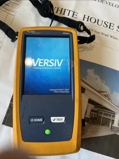 Fluke Networks DSX-8000 Versiv2 DSX Cable Analyzer Cat6a Cat8 Versiv w/fiber mod