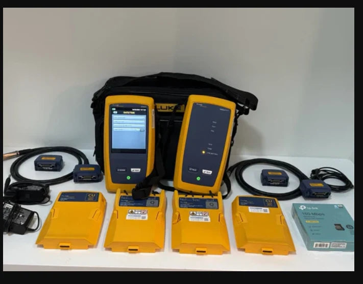 FLUKE Networks DSX-8000QI 2 GHz Cable Analyzer with Quad OLTS CAL-2024