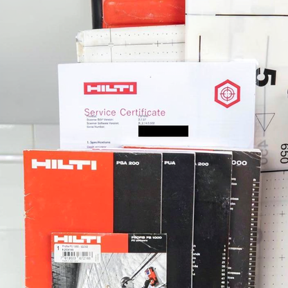 Hilti PS 1000 X Scan Concrete Scanner Imaging System with PSA 200 Tablet